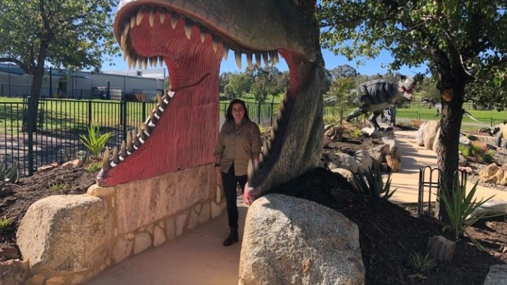 a statue of a person